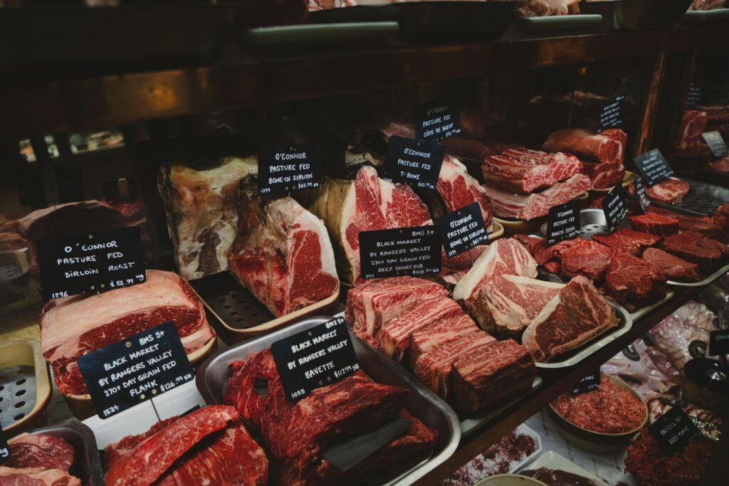 organic grass-fed steak bites